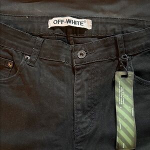 Off-White Charcoal Men's Jeans